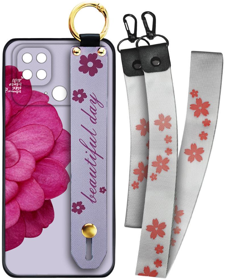 Чехол SHLab Xiaomi Poco C40 Beautiful Day + два ремешка с карабином (32088)