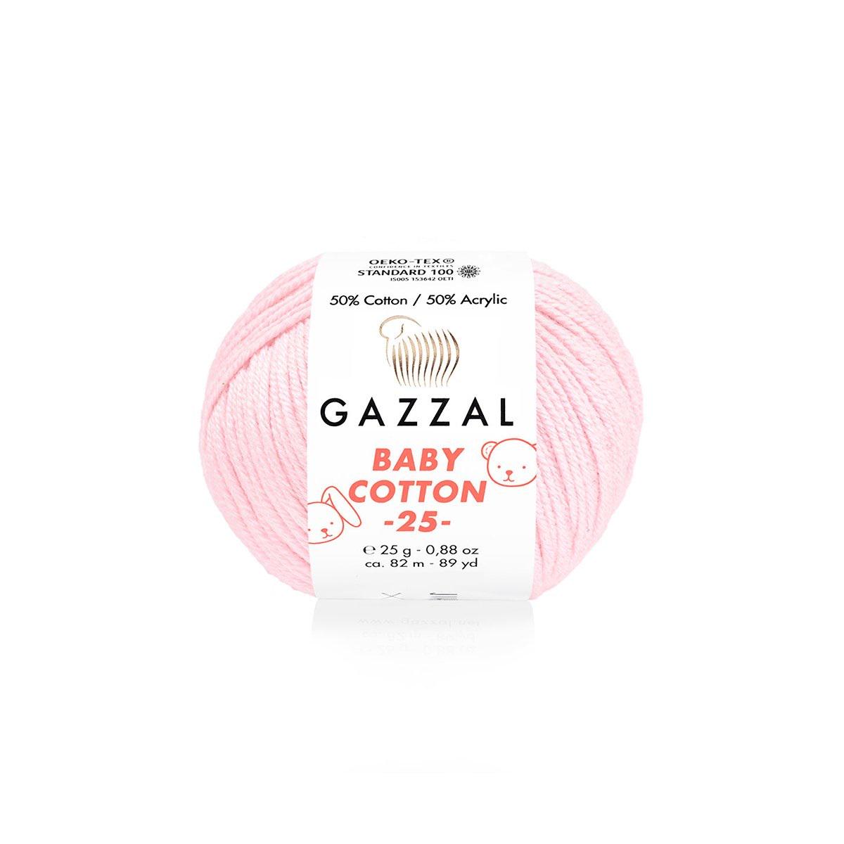 Пряжа Gazzal BabyCotton 25 цвет 3411