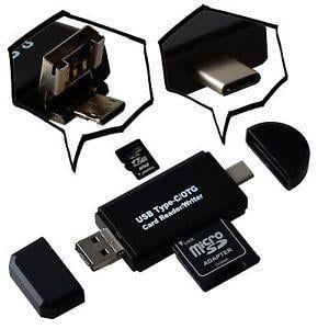 Картридер USB 2,0 OTG/Type-C/MicroSD/MicroUSB/SD 5в1 для телефону та ноутбука - фото 3