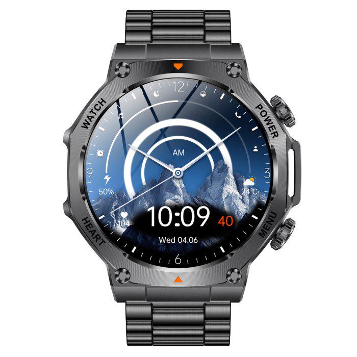 Смарт-годинник UWatch Smart Mevaden Ultra Black Steel з ремінцями 2 шт. (2043) - фото 9 Смарт-годинник UWatch Smart Mevaden Ultra Black Steel з ремінцями 2 шт. (2043) - фото 9