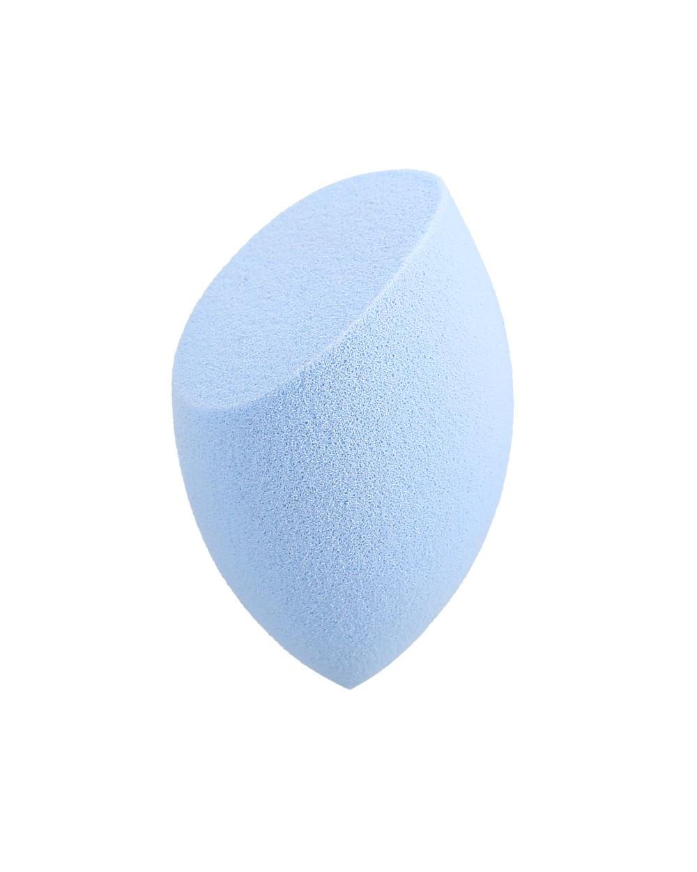 Спонж для макияжа с плоским срезом Ilu Sponge Olive Cut Blue 1 шт. Голубой (5903018901121)