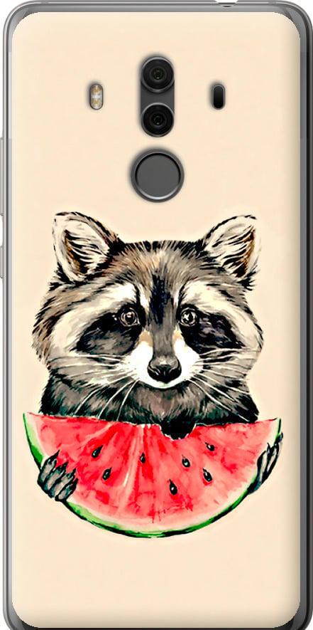 Чехол на Huawei Mate 10 Pro Енотик с арбузом (4605t-1138-42517) Чехол на Huawei Mate 10 Pro Енотик с арбузом (4605t-1138-42517)