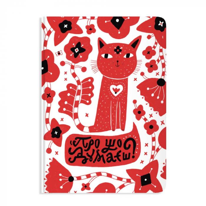 Блокнот GIfty Котик у крапку 19х13 см (AA-0169933)