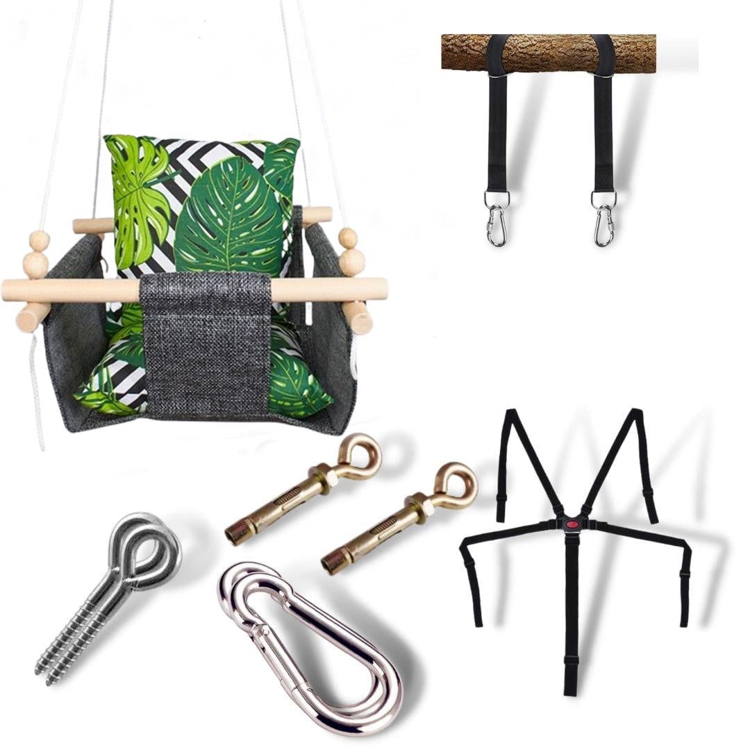 Детская качеля Infancy Джунгли Графитовый (9674067) Детская качеля Infancy Джунгли Графитовый (9674067)