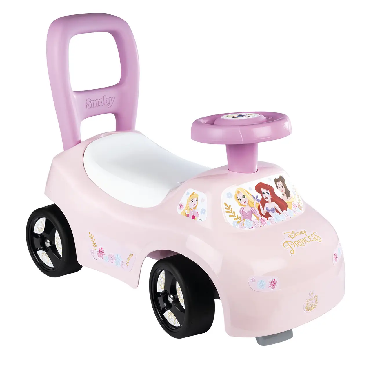 Машина для катания малыша Smoby Дисней Принцессы с 10 месяцев Розовый (720549)