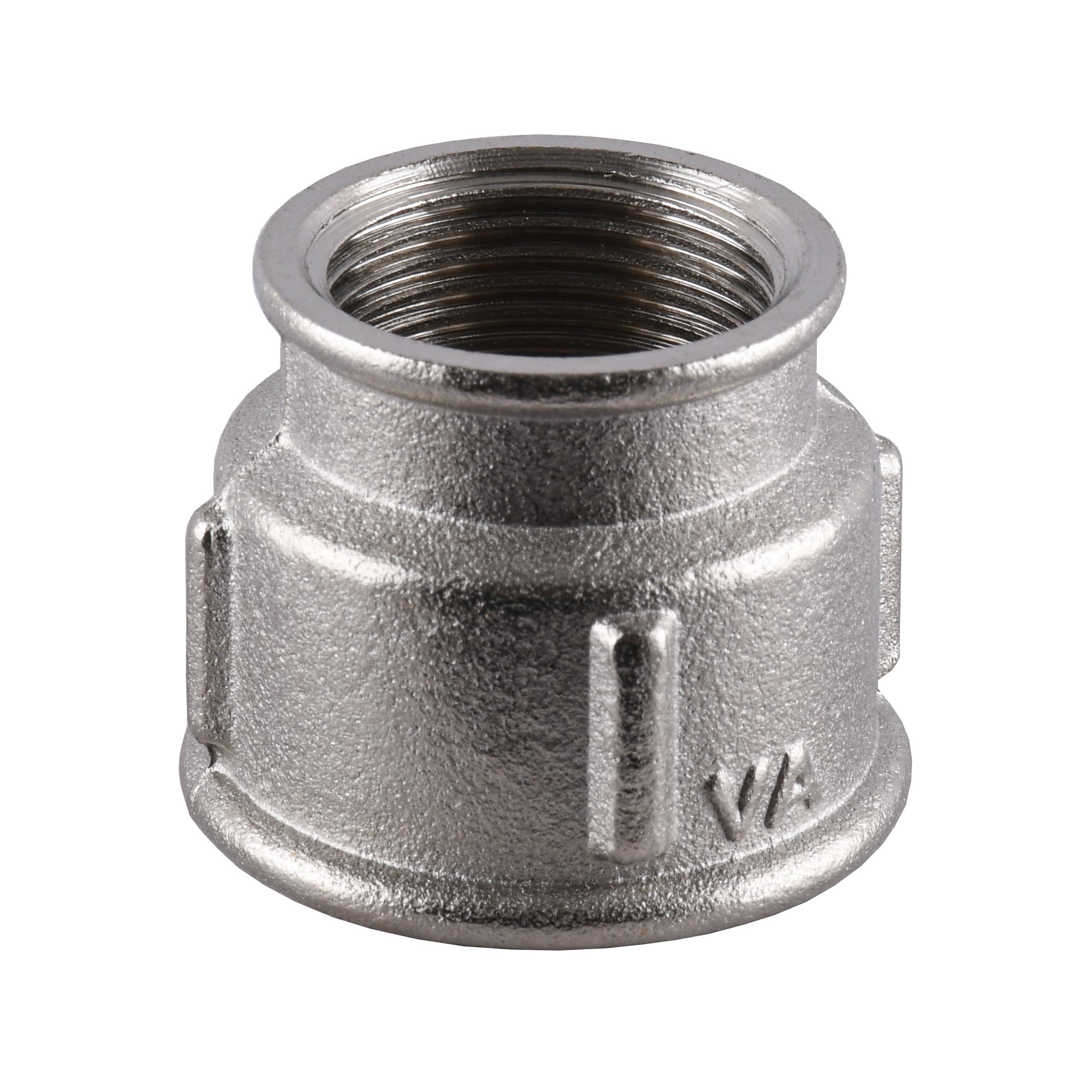Муфта никель 1″ внутренняя х3/4″ внутренняя А0313А нк (000024918) Муфта никель 1″ внутренняя х3/4″ внутренняя А0313А нк (000024918)