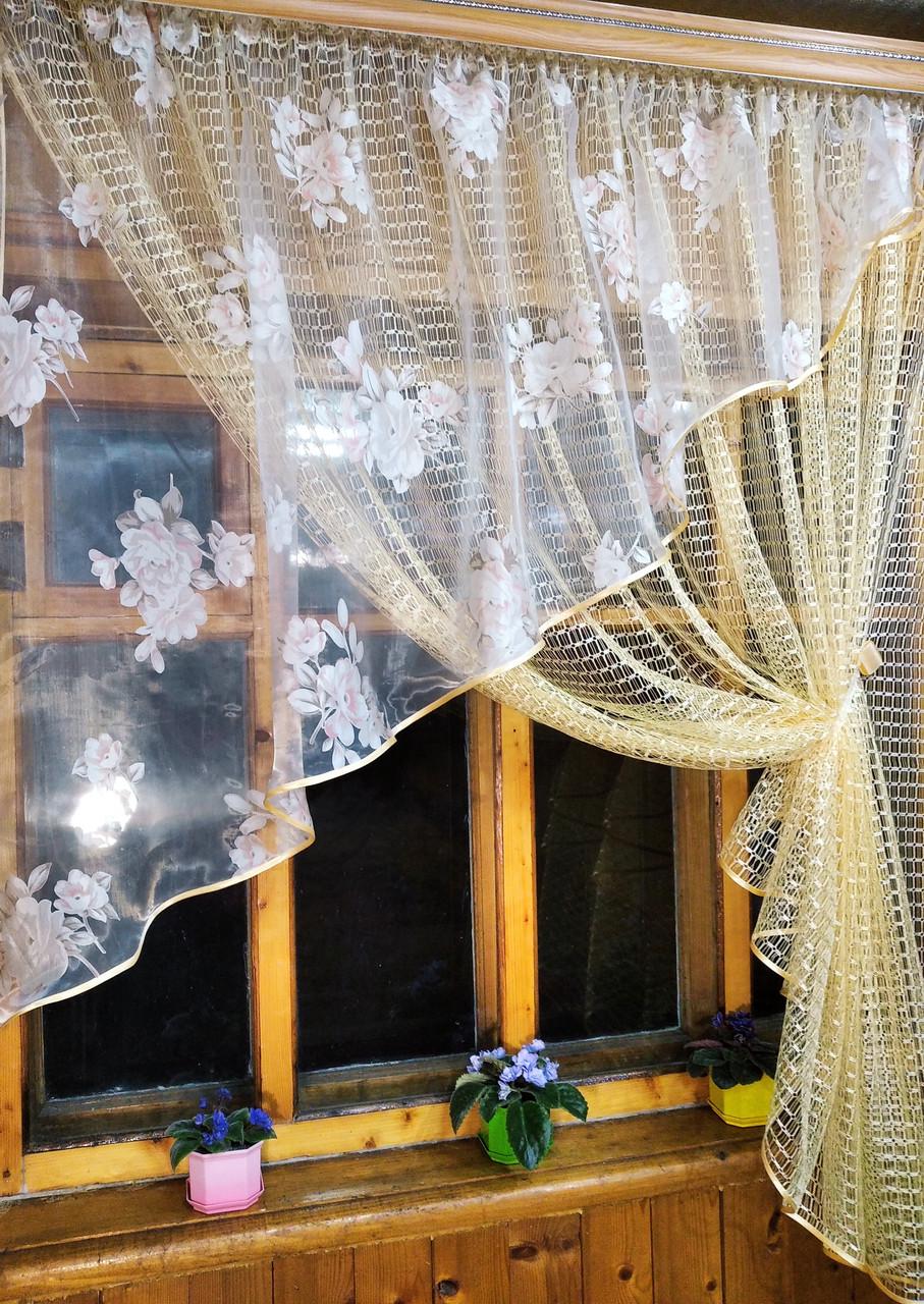 Шторы Фаина левая Абрикосовый бекет (963442224) - фото 5 Шторы Фаина левая Абрикосовый бекет (963442224) - фото 5