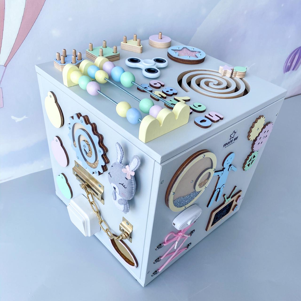 Бизиборд Куб Разноцветный (SUN8121)