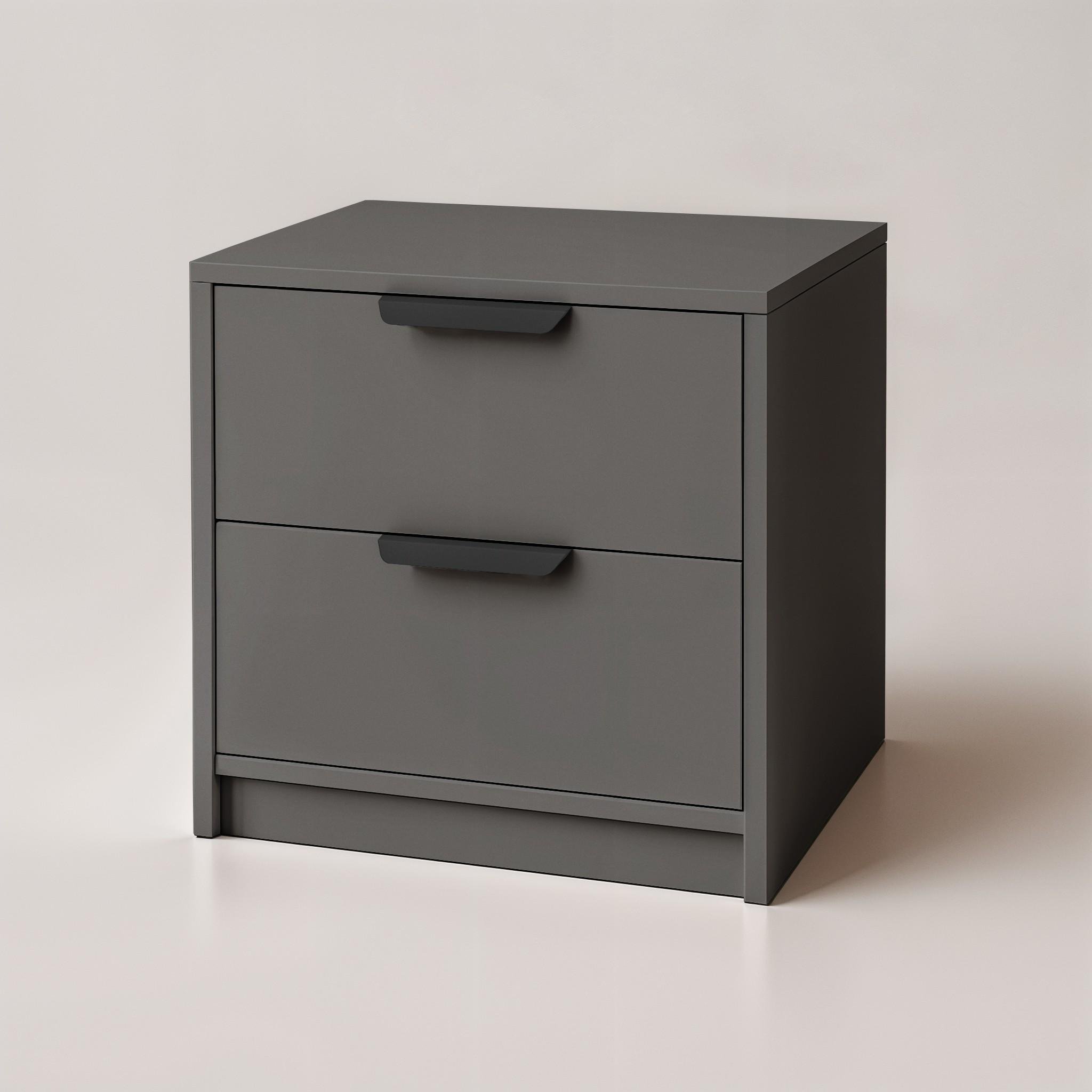 Тумба приліжкова FT-3 450х354х489 мм Антрацит - фото 2