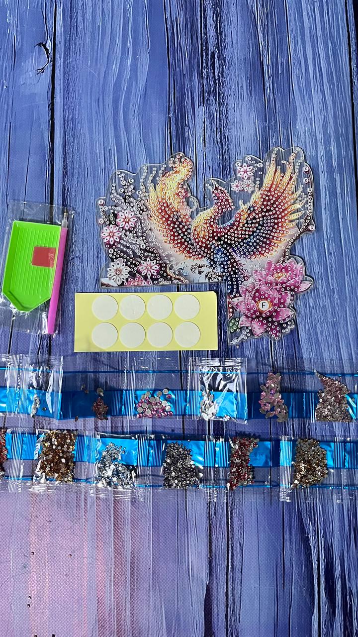 Декор для інтер'єру Фенікс з викладкою алмазною мозаїкою (MJP014)