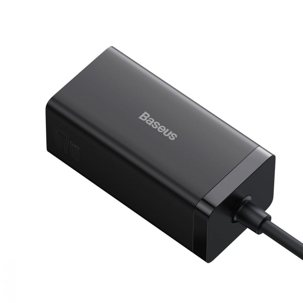 Зарядний пристрій мережевий Baseus GaN5 Pro 67 W USB+2Type-C+HDMI 1,5 м - фото 5