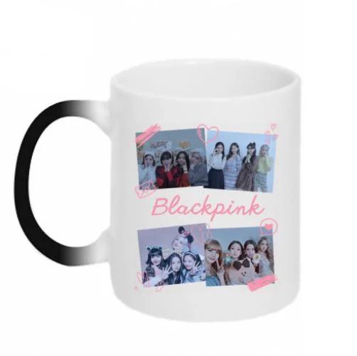 Чашка керамическая хамелеон Blackpink 320 мл Черно-белый (17134753-17-200014) Чашка керамическая хамелеон Blackpink 320 мл Черно-белый (17134753-17-200014)