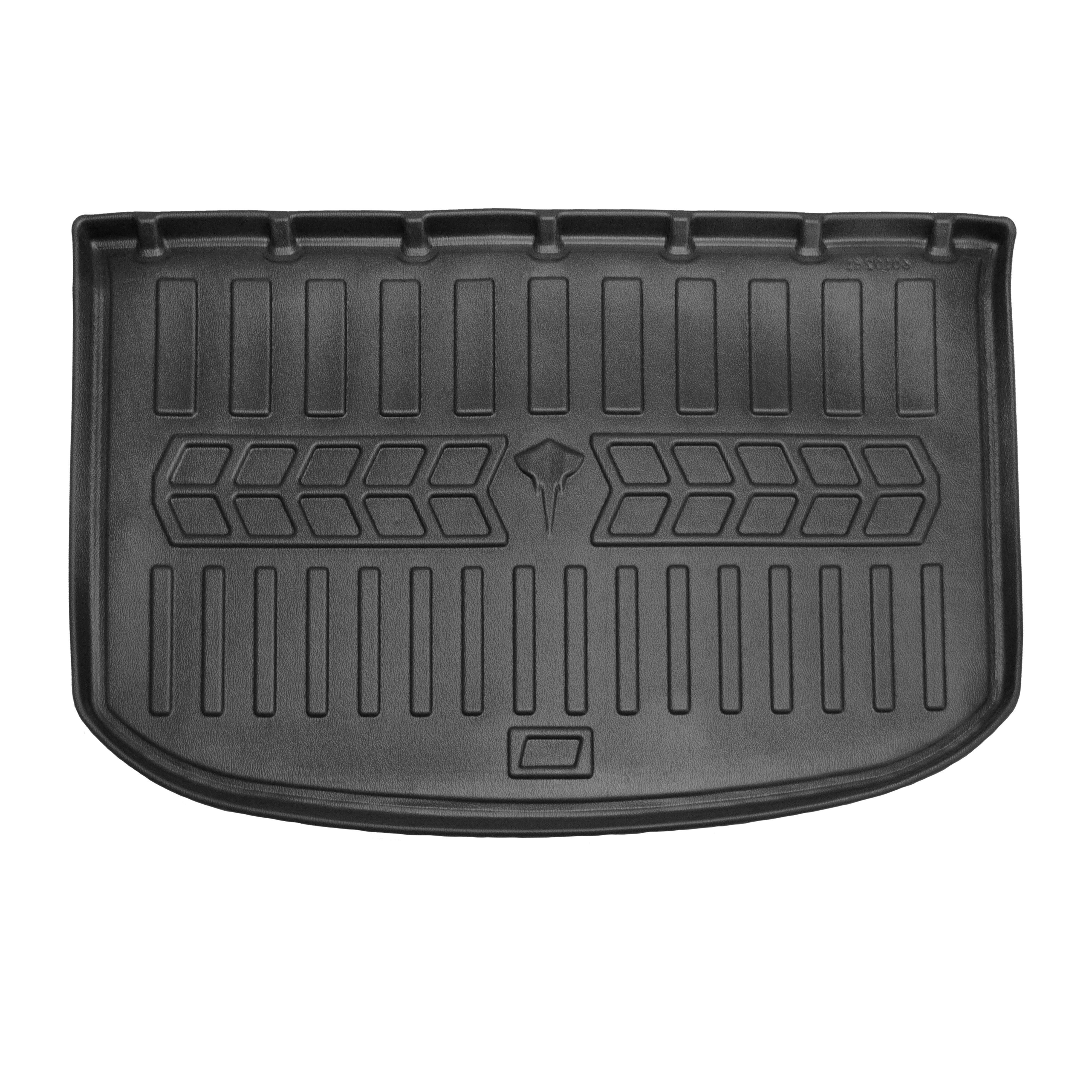 Килимок в багажник Stingray 3D для Kia Soul II 2013-2018 рр. полиуретан Черный (158128)