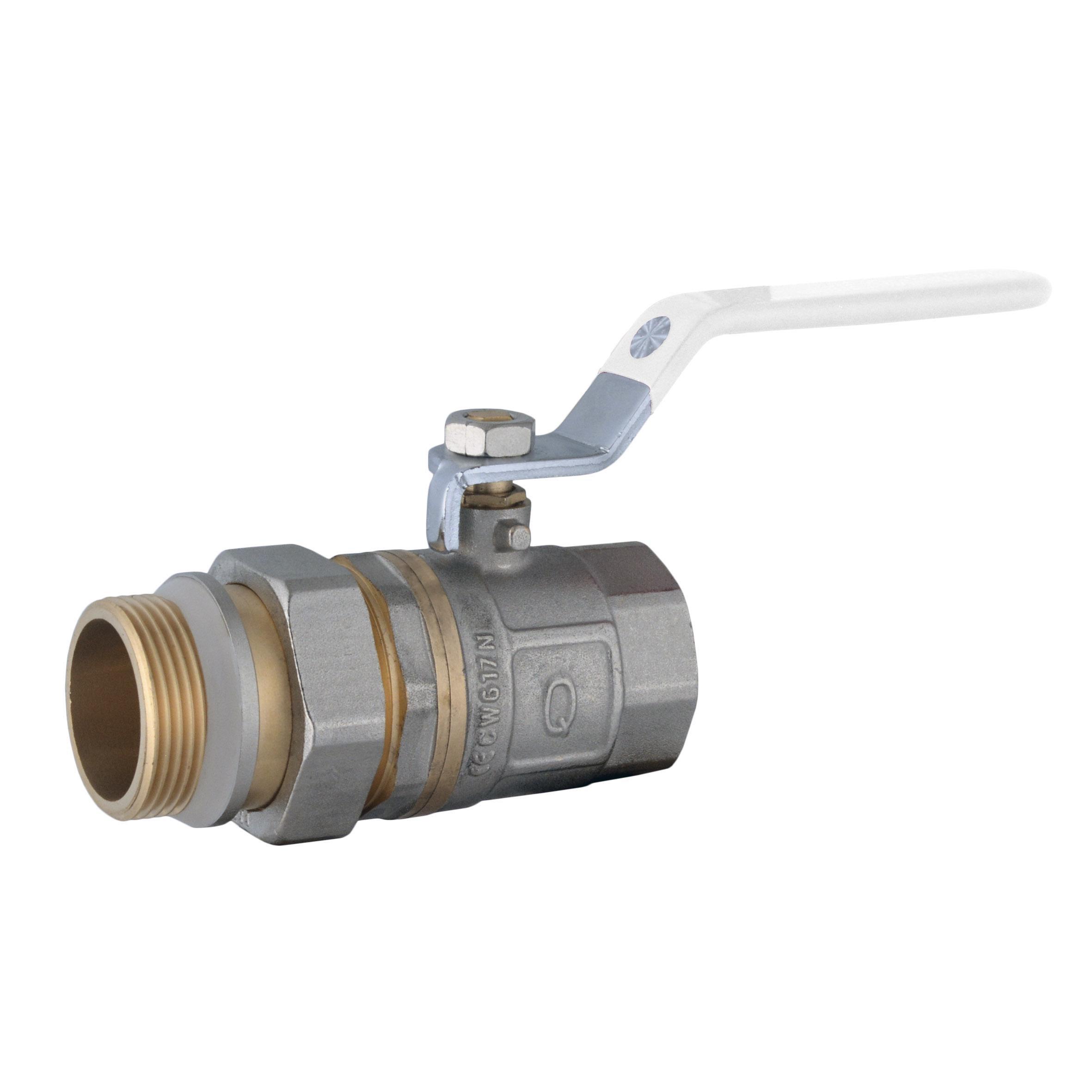 Кран шаровой Q PROFESSIONAL QP003 PN40 с американкой 1-1/4" (000025716)