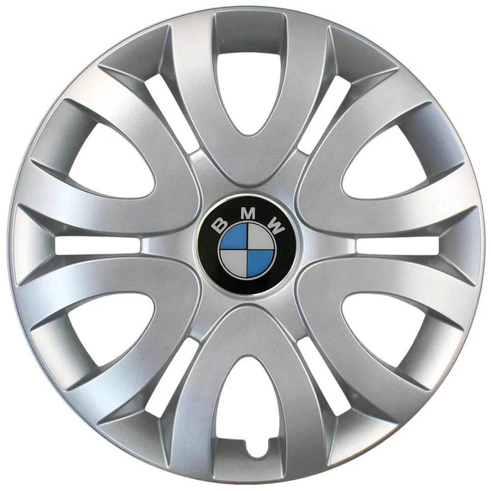 Колпаки SJS 330 с логотипом BMW R15 4 шт. Серебряный (2654558633)