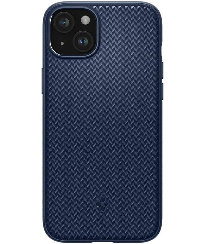Чехол-бампер для телефона Spigen Mag Armor MagFit Apple iPhone 15 Navy Blue (ACS06816)