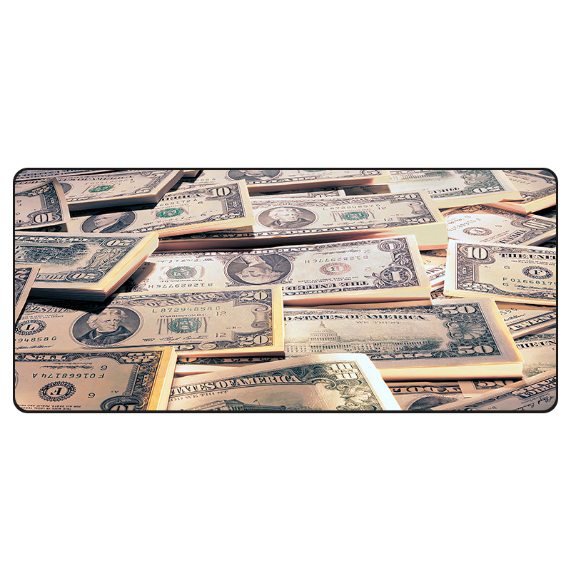 Коврик тканевый Dollars с прошивкой 3х400x900 мм Серый (YUT_V7791)