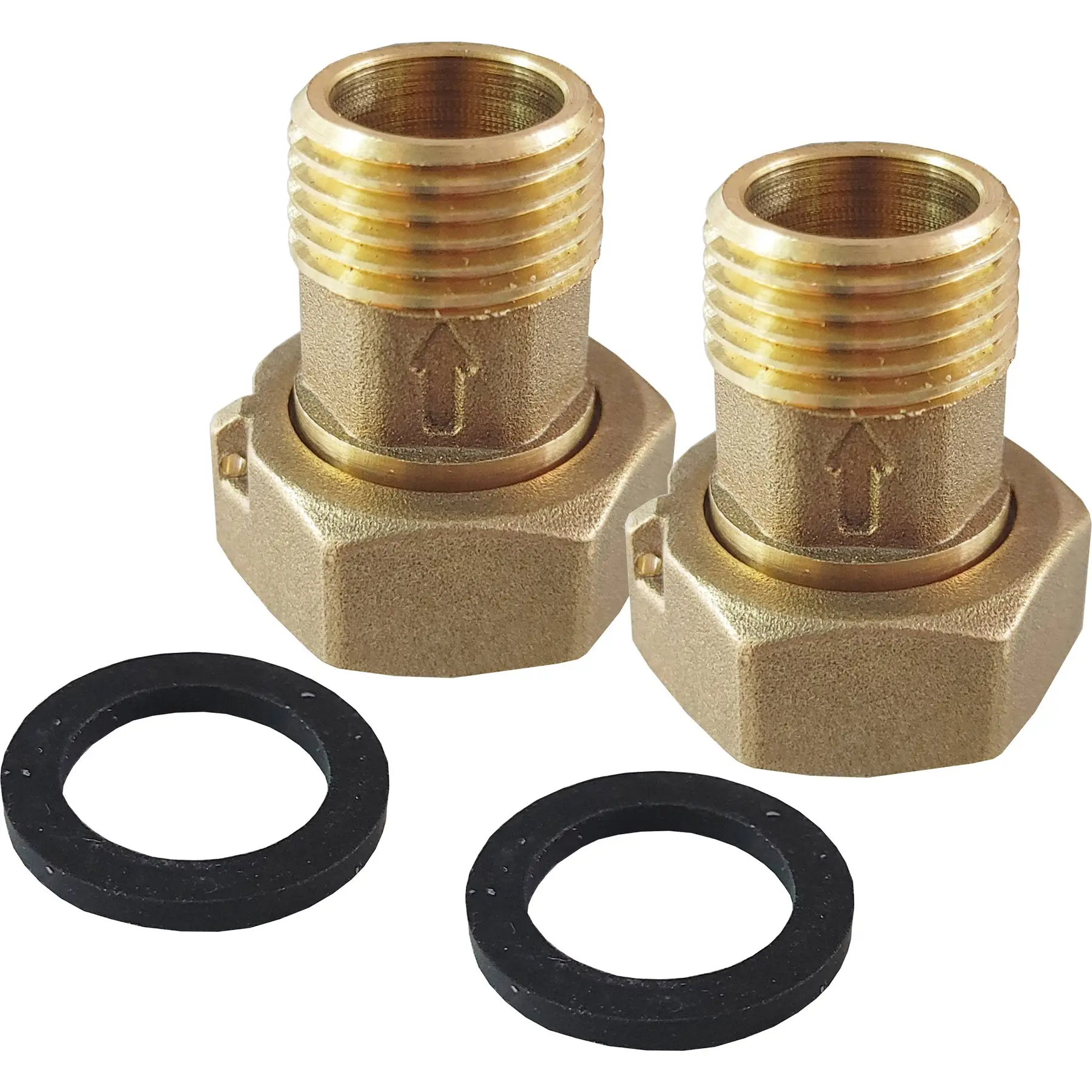 Комплект штуцеров Optimum латунный 3/4х1/2" ВЗ (LR433L)