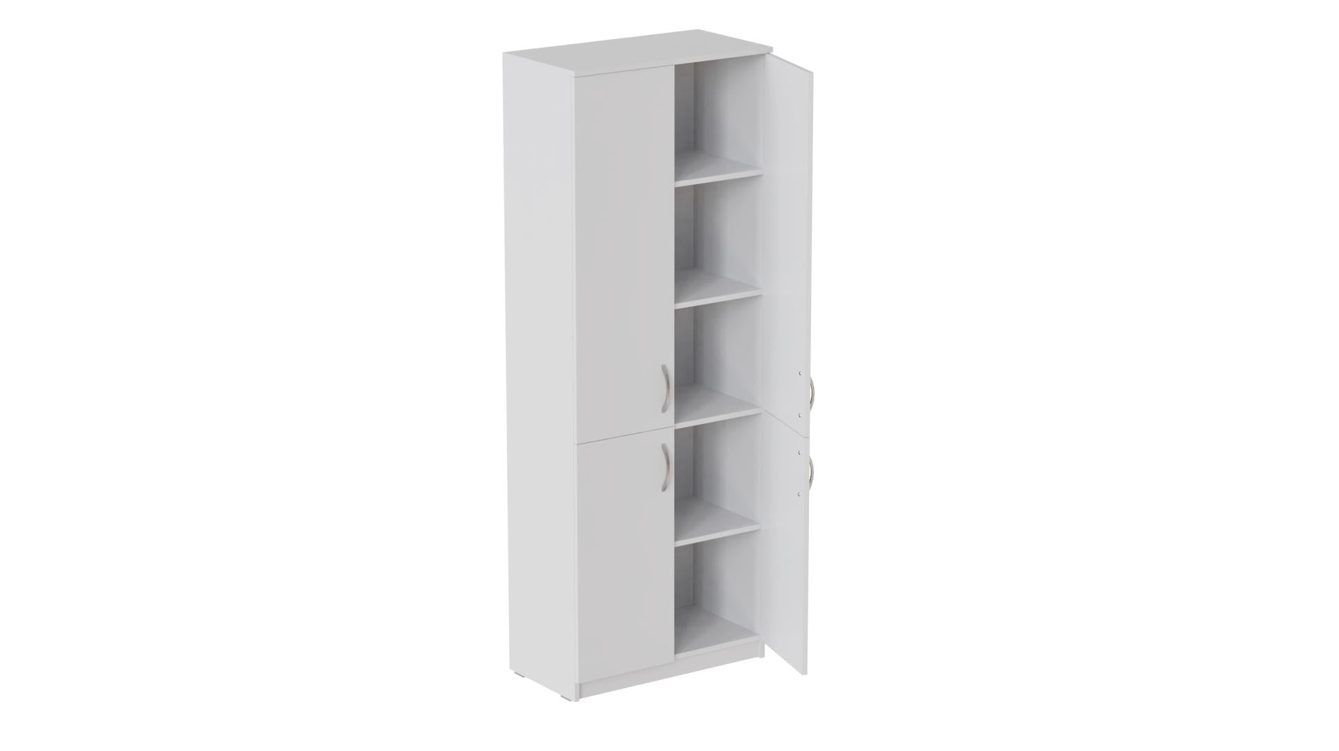 Шкаф Ferrum-decor Анжело 5 полок 4 двери ДСП 16 мм 1900x800x380 мм Белый (FRD-105055) Шкаф Ferrum-decor Анжело 5 полок 4 двери ДСП 16 мм 1900x800x380 мм Белый (FRD-105055)