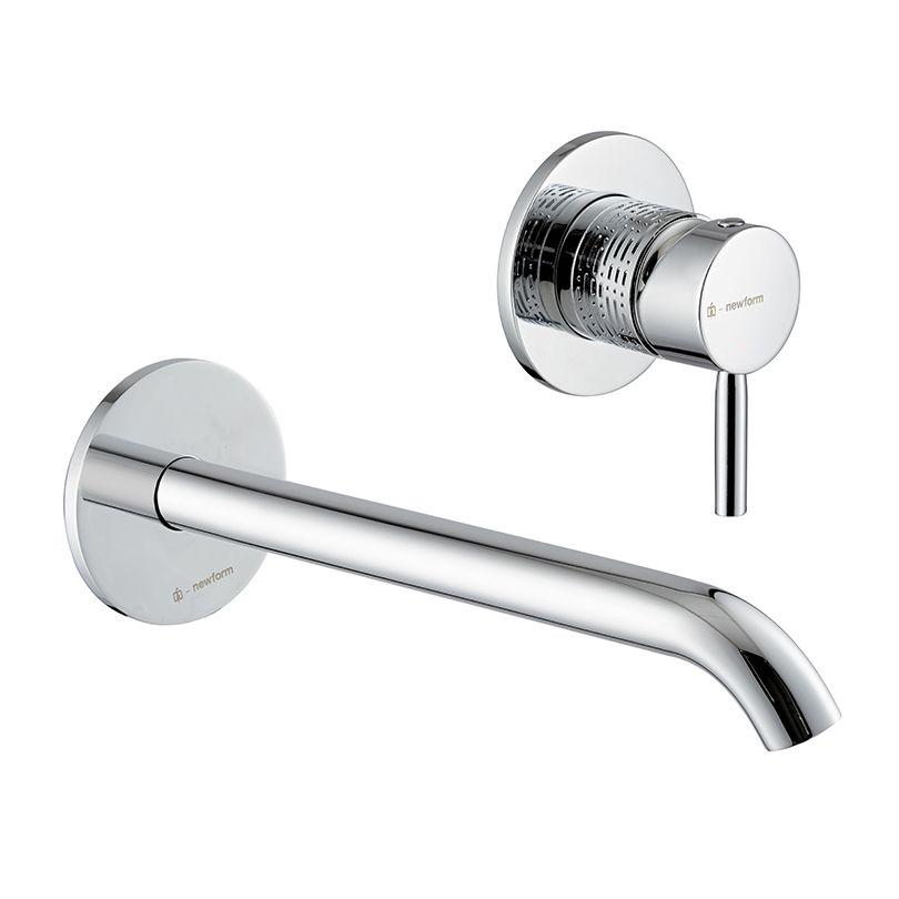 Смеситель для умывальника Form Blink настенный без встроенной части 232 мм Хром (70830E.21.018)