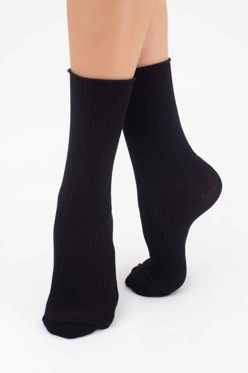Шкарпетки жіночі класичні в рубчик Giulia WS4 RIB р. 36/40 Black (27068213)
