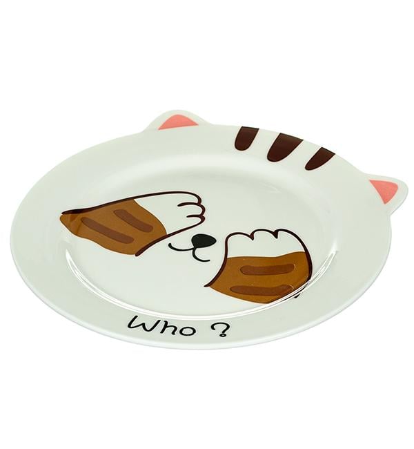 Тарелка керамическая Котик 20 см - фото 2 Тарелка керамическая Котик 20 см - фото 2