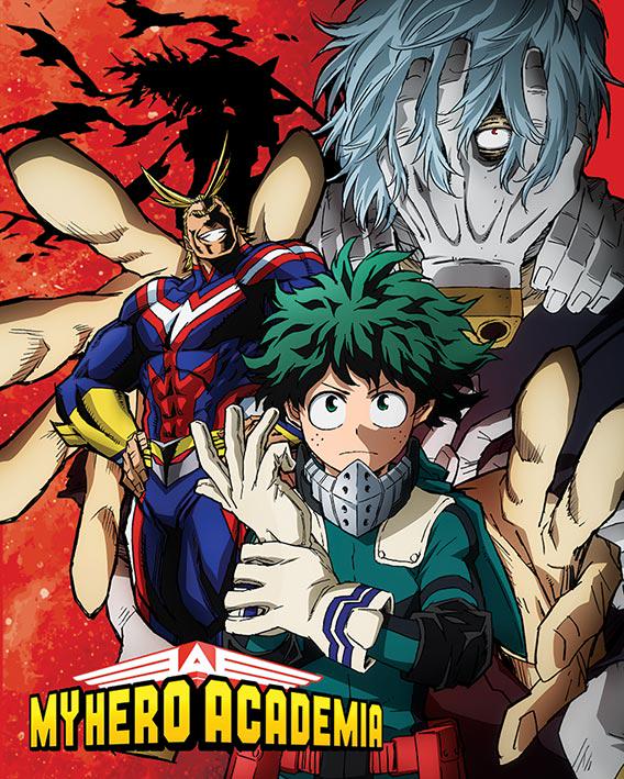 Постер плакат Моя Геройская Академия Герои Немезиды/My Hero Academia Heroes Nemesis 40x50 см