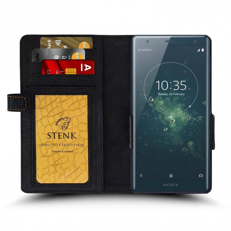 Чехол книжка Stenk Wallet для Sony Xperia XZ2 Черный (62963) Чехол книжка Stenk Wallet для Sony Xperia XZ2 Черный (62963)