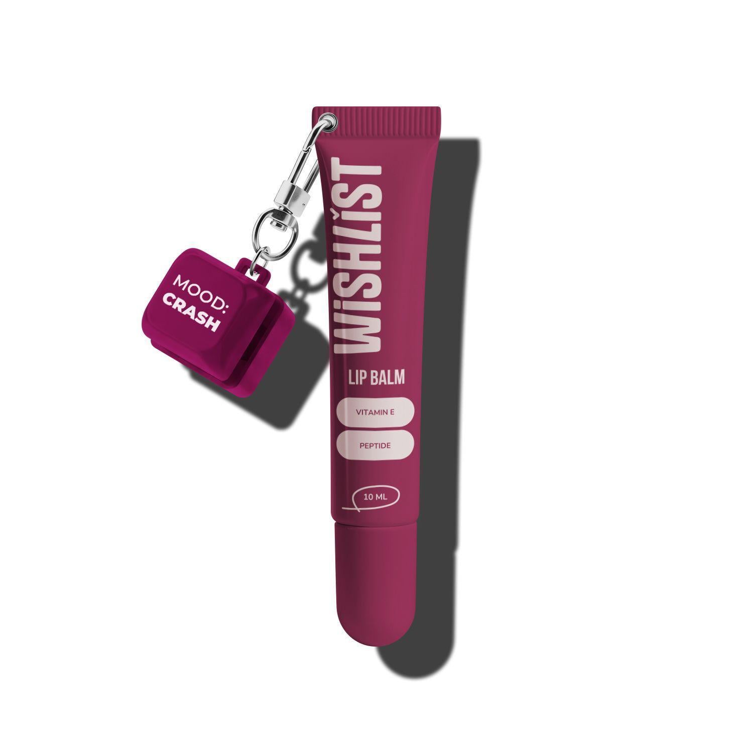Бальзам-блиск для губ WISHLIST Ruby Nectar 10 мл та брелок ''Mood: Crash'' (WL-03-693)