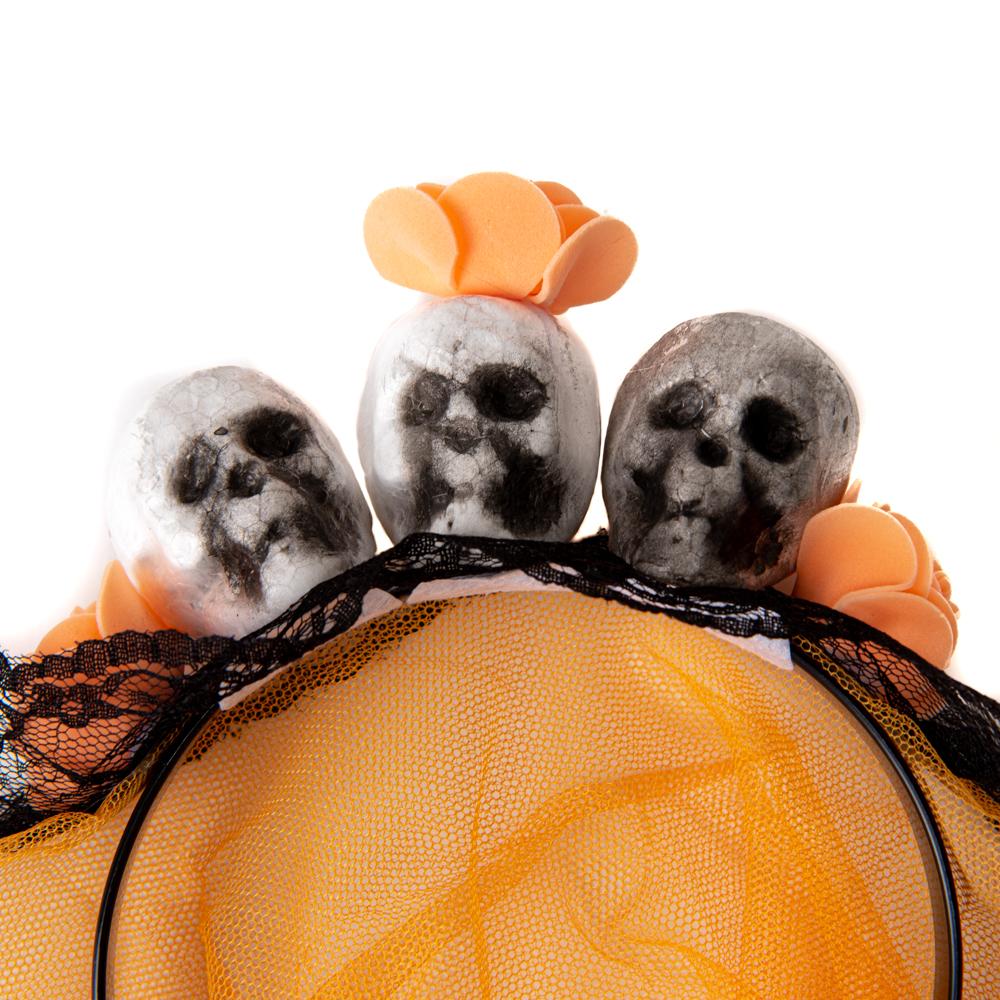 Ободок на Хеллоуин Elisey Невеста вампира Оранжевый (8810-056) - фото 2 Ободок на Хеллоуин Elisey Невеста вампира Оранжевый (8810-056) - фото 2