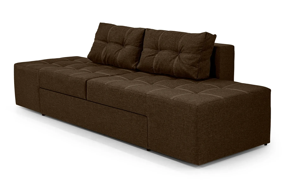 Диван трансформер Диско 270х105 см Коричневый (29557842) - фото 1 Диван трансформер Диско 270х105 см Коричневый (29557842) - фото 1