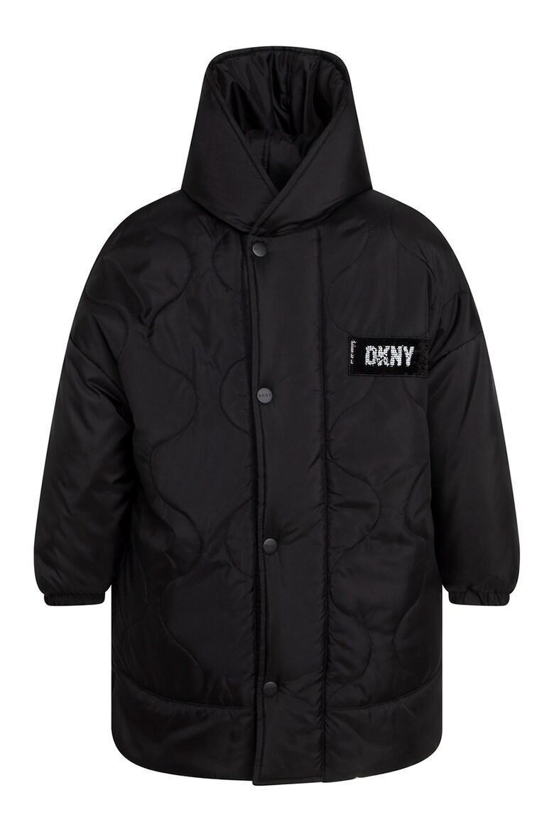 Куртка двухсторонняя DKNY 15-16 лет 164 см Черный (36664)