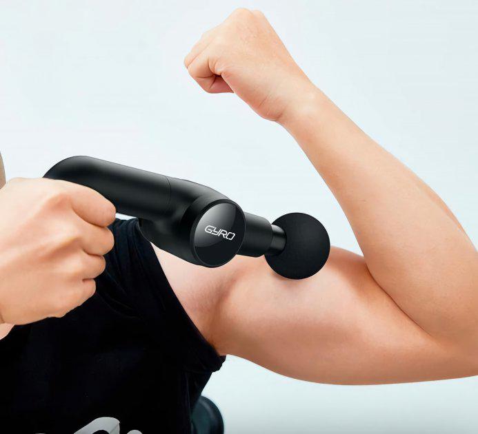 Перкуссионный ручной массажер для тела и мышц GYRO fascia & muscle gun massager Di09 - фото 6 Перкуссионный ручной массажер для тела и мышц GYRO fascia & muscle gun massager Di09 - фото 6