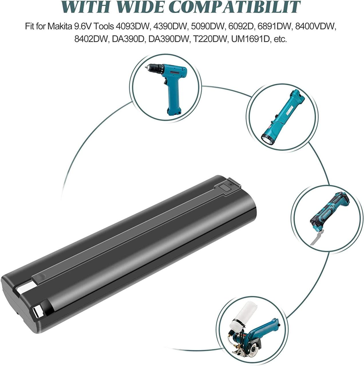 Аккумулятор Advnovo для шуруповертов и электроинструментов MAKITA 9000 3500 mAh 9,6 V - фото 6 Аккумулятор Advnovo для шуруповертов и электроинструментов MAKITA 9000 3500 mAh 9,6 V - фото 6