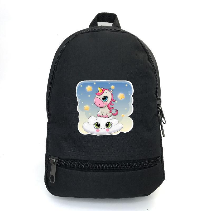 Школьный рюкзак детский Cappuccino Toys EDN-0029 с принтом Unicorn 12,5 л Черный (1369989268)