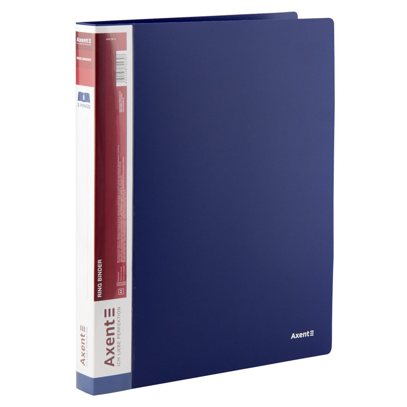 Папка на 2-х кольцах Axent 25 мм Синий (1207-02-A)