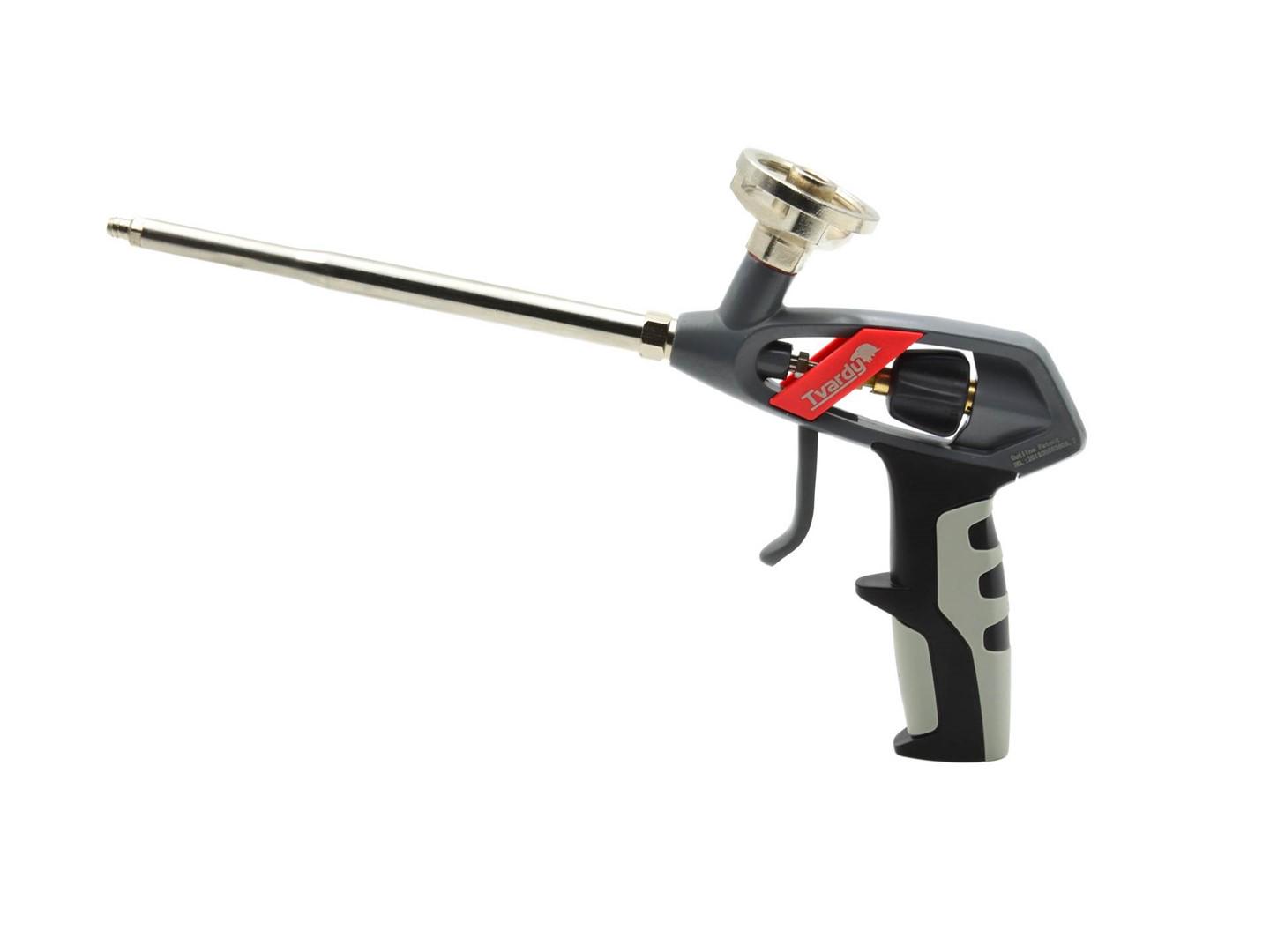 Пистолет для монтажной пены Tvardy T00220 с прорезиненной ручкой