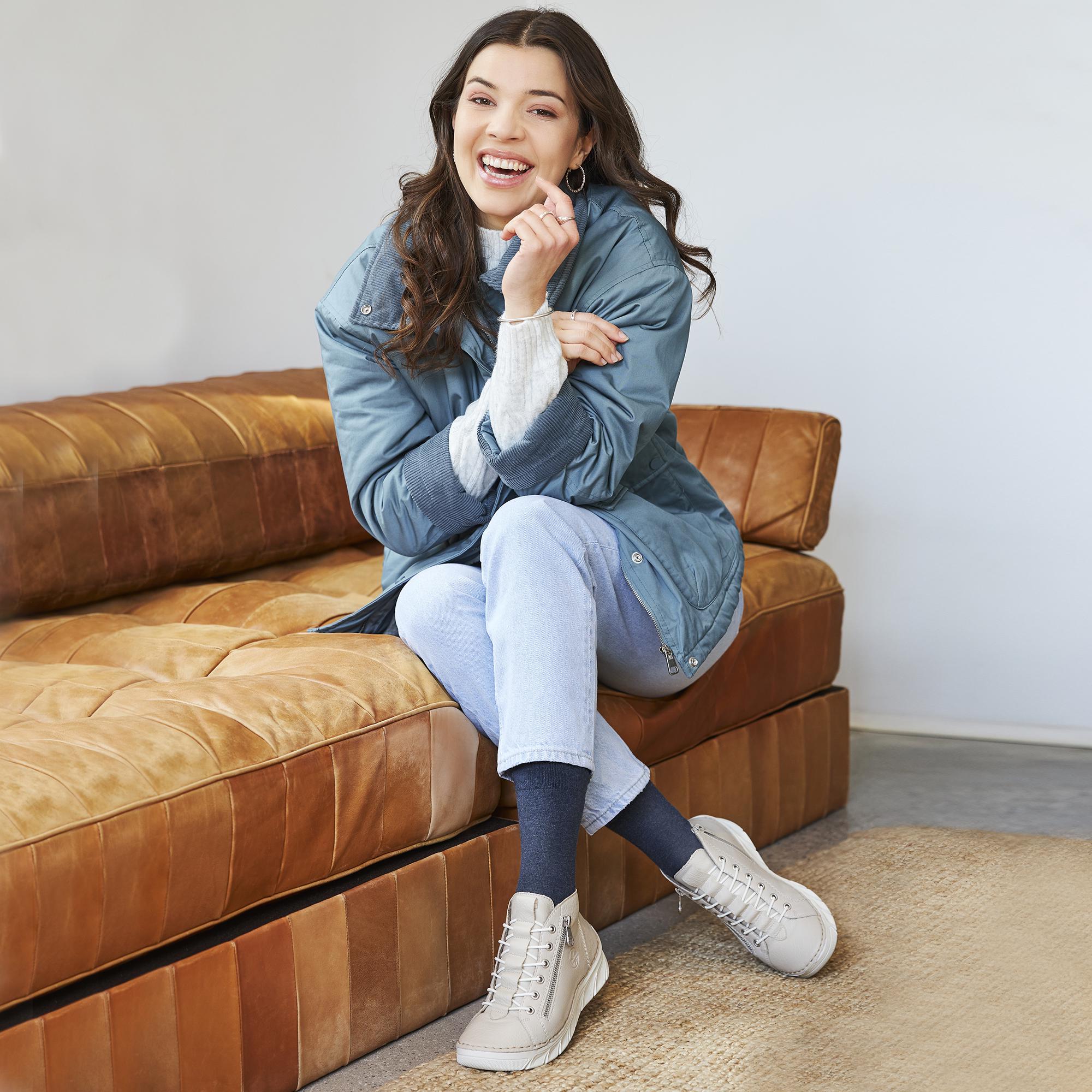 Черевики жіночі осінні Rieker р. 39 Бежевий (056355-39) - фото 14 Черевики жіночі осінні Rieker р. 39 Бежевий (056355-39) - фото 14