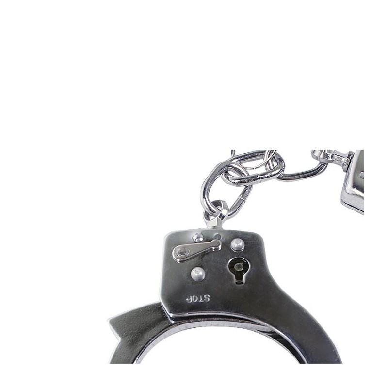 Наручники Mil-Tec SILVER STEEL cтальные (16201000) - фото 3 Наручники Mil-Tec SILVER STEEL cтальные (16201000) - фото 3