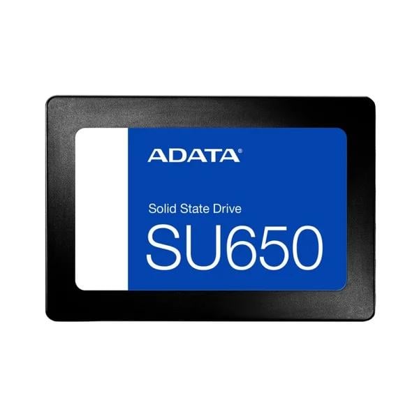 Накопитель SSD ADATA Ultimate SU650 1 Тб 2,5" SATA III 3D NAND Black (ASU650SS-1TT-R)