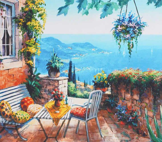 Картина за номерами TK Group 31108 30 Краєвид Ніцци 40х30 см (84623)