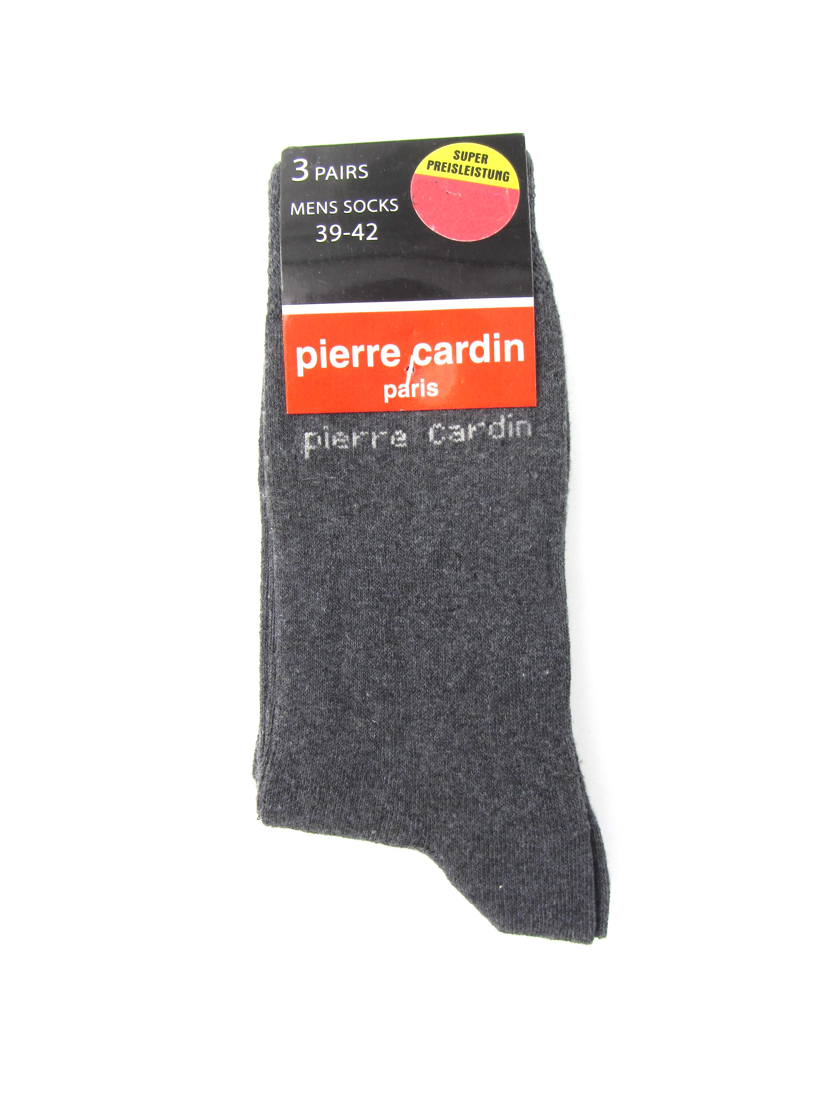 Шкарпетки Pierre Cardin Меланж 3 пари р. 43-46 Сірий (53051)