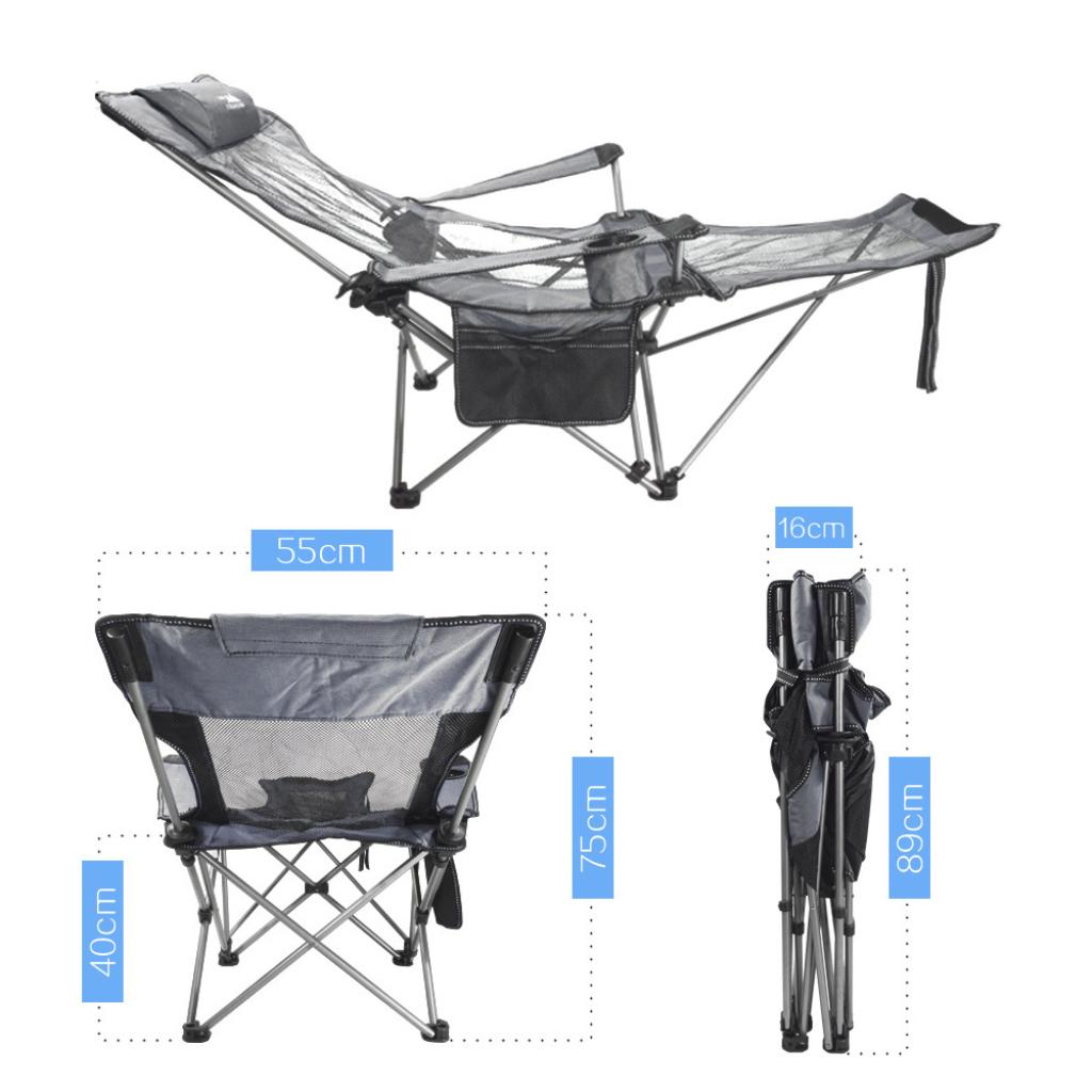 Кресло туристическое раскладное Lesko SW233 Gray (1386925) - фото 9 Кресло туристическое раскладное Lesko SW233 Gray (1386925) - фото 9