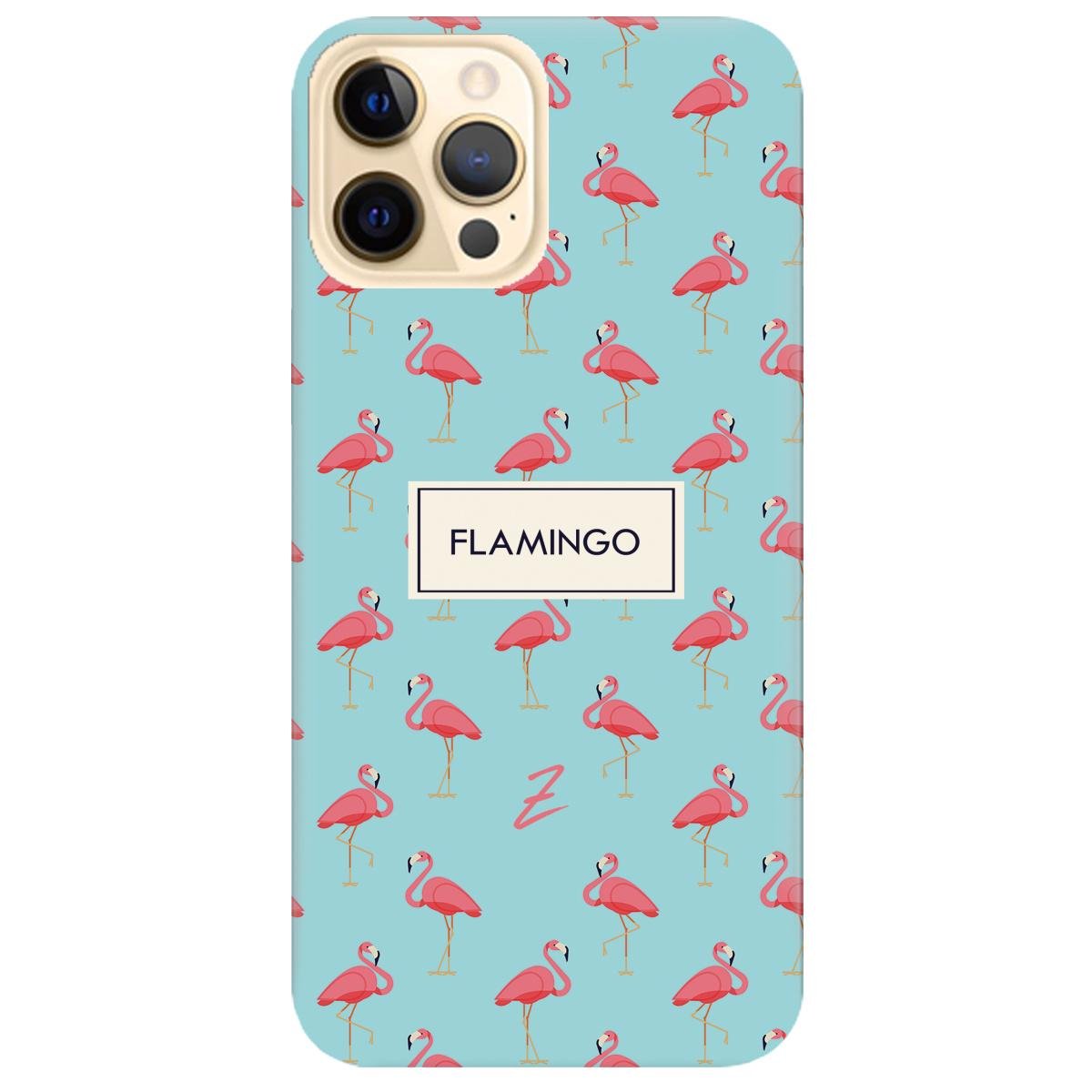 Силіконовий чохол Zorrov для Apple iPhone 12 Pro - Pink Flamingo (14080040086087198)