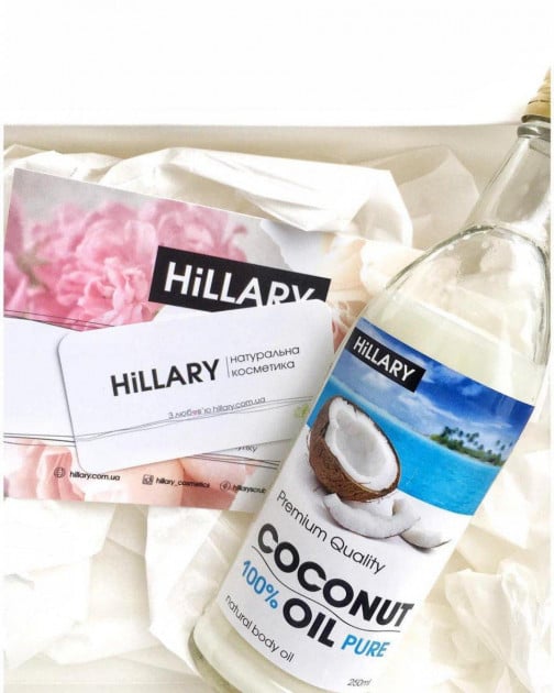 Масло кокосовое Hillary Premium Quality Coconut Oil рафинированное 250 мл - фото 3