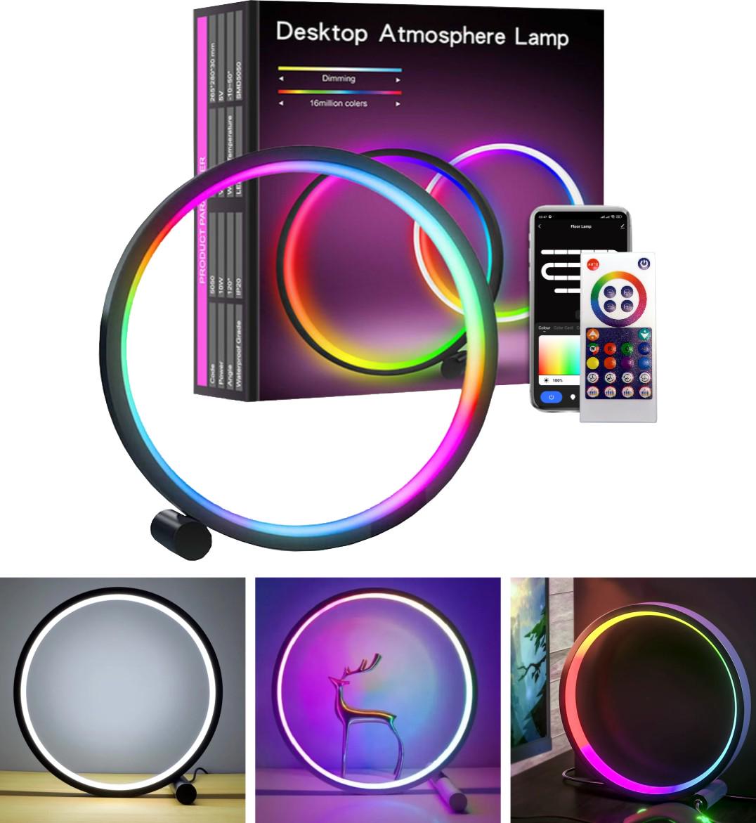 Лампа розумна Tuya Smart LED WiFi/Bluetooth/Alexa/Google RGB 16 мільйонів кольорів Color/White (658914) - фото 2 Лампа розумна Tuya Smart LED WiFi/Bluetooth/Alexa/Google RGB 16 мільйонів кольорів Color/White (658914) - фото 2