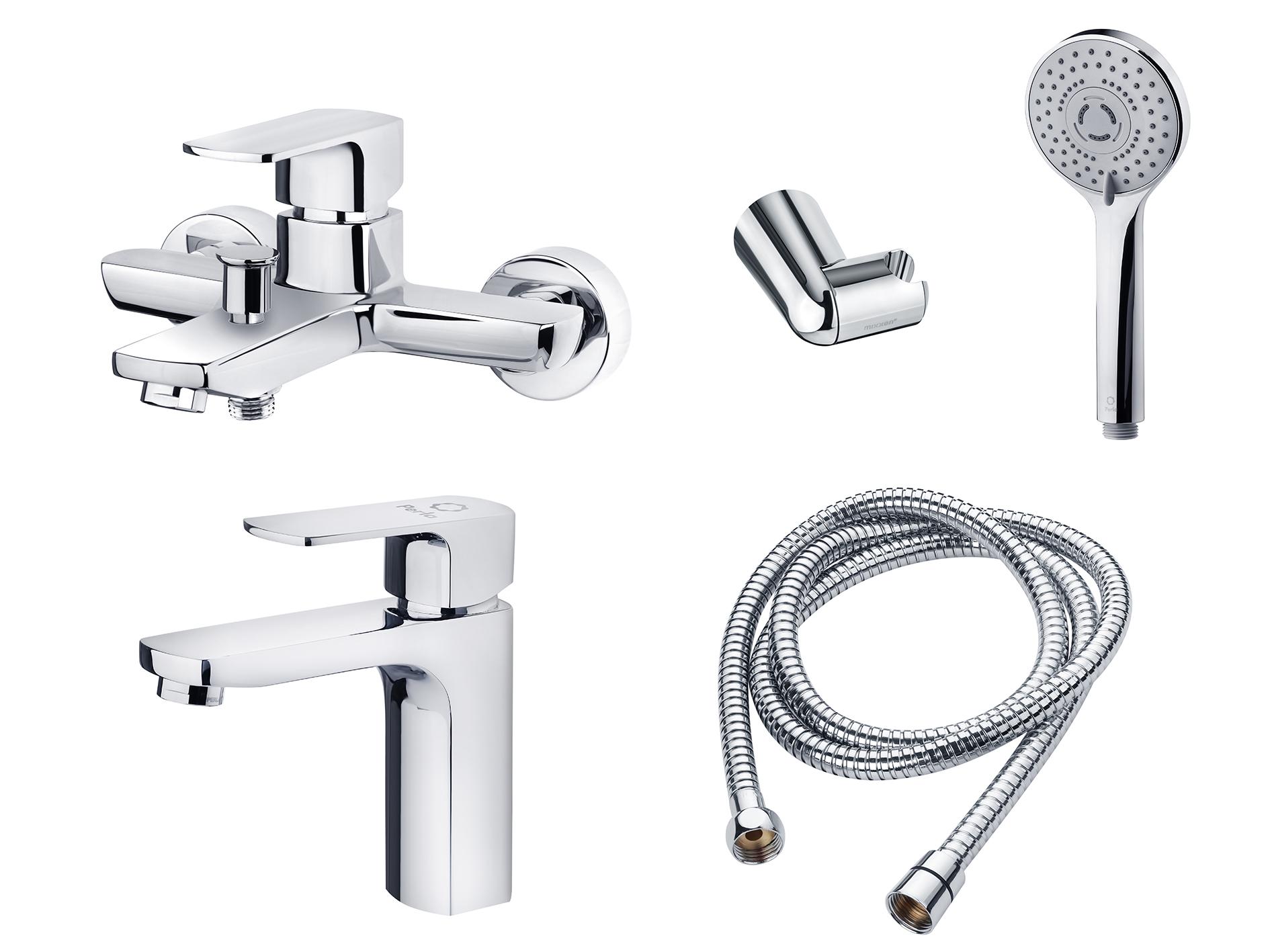 Набор смесителей Perla KING 10704-Д (PSH704+PSH703+PSF1031)