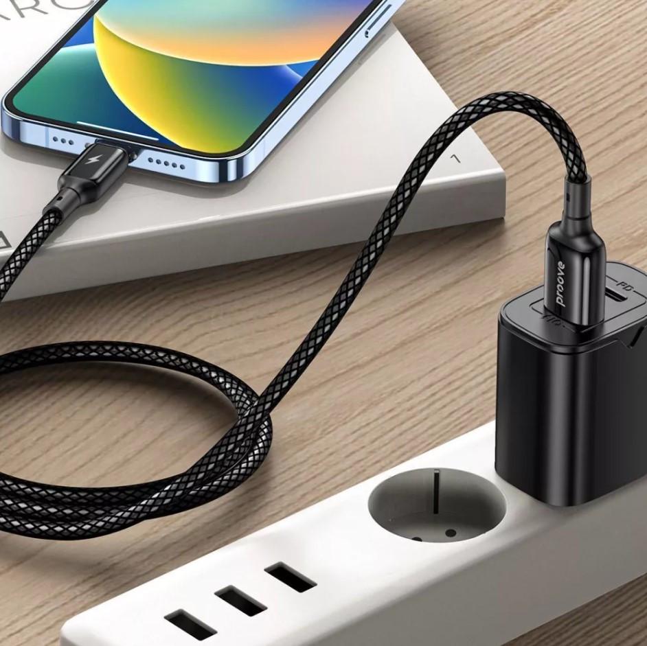 Кабель Proove Dense Metal Micro USB 2.4A 1 м Black - фото 2 Кабель Proove Dense Metal Micro USB 2.4A 1 м Black - фото 2