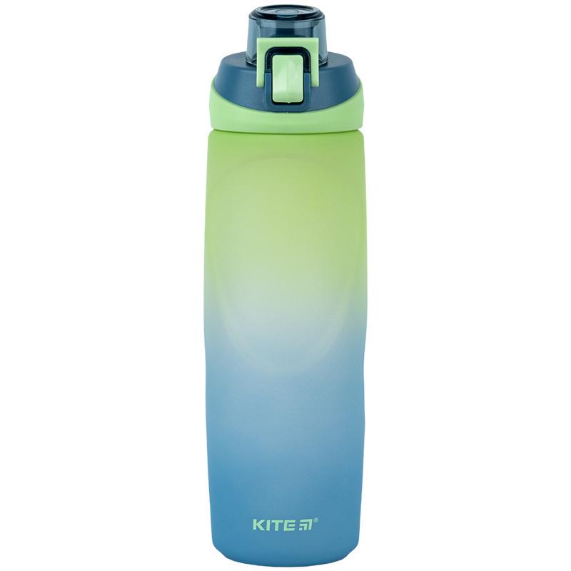 Бутылочка для воды KITE К24-1200-3 Soft-touch 760 мл Сине-салатовый (68253)