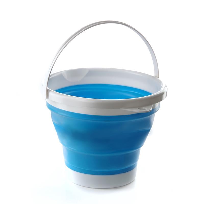 Відро складане Сила силіконове 10 л Синій (961004)